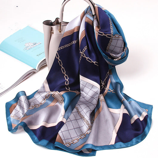 Pañuelo de Seda Largo Multifuncional para Primavera y Otoño - Image 11