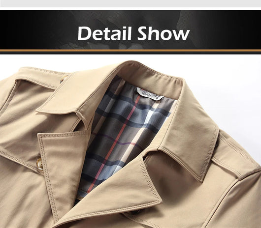 Abrigo de Invierno Ejecutivo Talla Grande Largo - Image 12