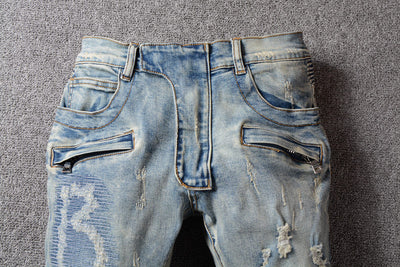 Pantalones Slim Fit con Múltiples Bolsillos y Cintura Elástica - Image 30