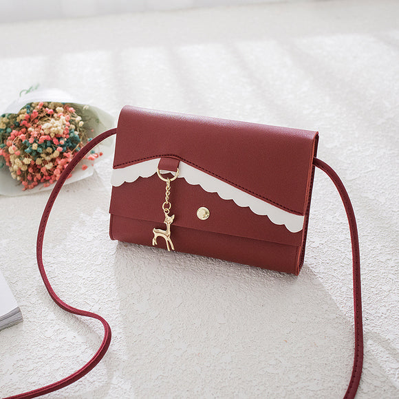 Bolso Cuadrado Pequeño Encaje Contraste Charm