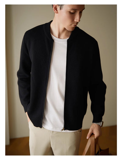 Cardigan de Lana Suelta para Hombre - Estilo Casual y Versátil - Image 11