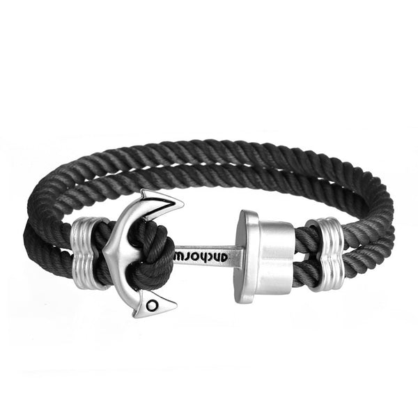 Pulsera de Ancla para Parejas - Cuerda Ajustable con Estilo Moderno
