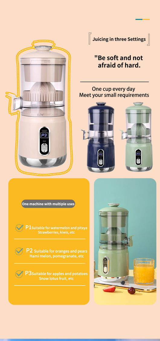 Extractor de Jugos Portátil Multifuncional con Separación de Pulpa - Image 27