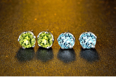 Aretes de Peridoto en Plata Esterlina S925 - Image 8