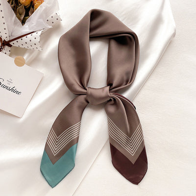 Pañuelo Cuadrado Decorativo Multiuso para Mujer - Banda para Cuello y Cabello - Image 12