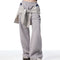 Calça de Moletom com Design de Tiras e Forro Polar