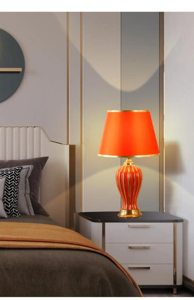 Lámpara de Mesita Cerámica Romántica para Dormitorio Principal - Image 17