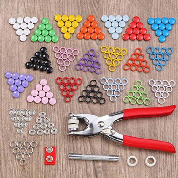 Botón Hueco de 5 Puntas 9.5MM en Colores