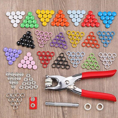 Botón Hueco de 5 Puntas 9.5MM en Colores