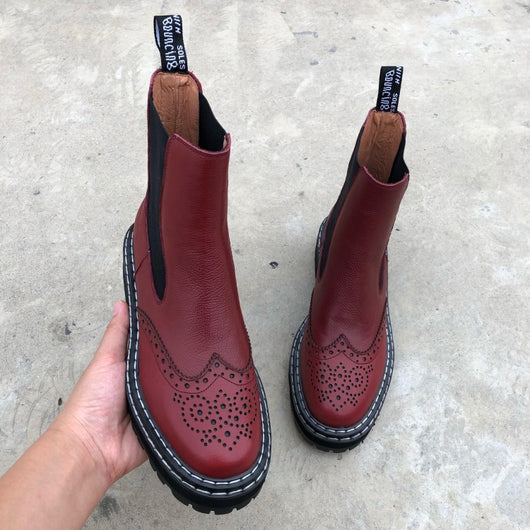 Botas Martin Gruesas Talladas para Mujer - Botines Versátiles Estudiante - Image 7