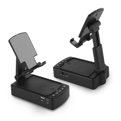 Soporte Plegable para Teléfono con Parlante Inalámbrico, Power Bank y Carga Rápida - Image 10