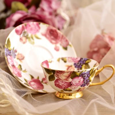 Taza y Platillo de Café Europeo - Image 12