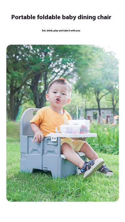 Silla de Comer Portátil Plegable para Niños - Grado Alimentario - Image 9