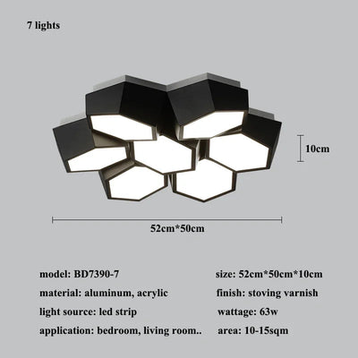 Lámpara de Techo LED para Dormitorio y Sala de Estar - Image 7