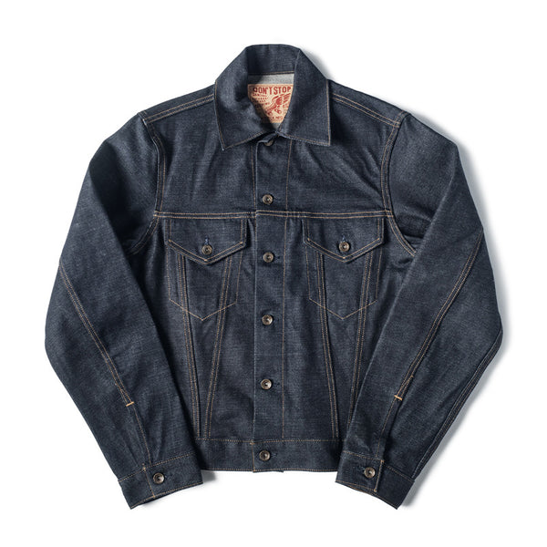 Chaqueta Casual de Mezclilla Raw Wash Multiuso para Hombre