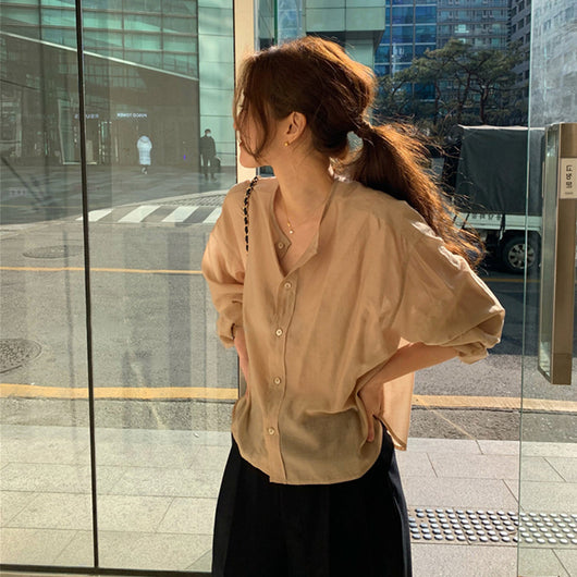 Blusa Larga de Tencel con Diseño Elegante para Mujer - Image 12