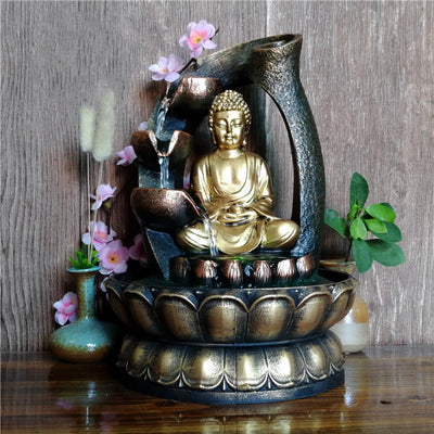 Fuente Zen con Estatua de Buda - Decoración Agua Feng Shui - Image 15
