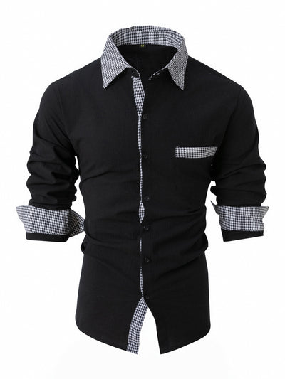 Camisa Casual de Manga Larga para Hombre - Image 8