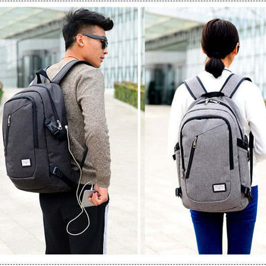 Mochila Casual con Carga Inalámbrica