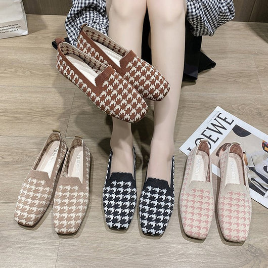 Zapatos Planos Coreanos de Punta Cuadrada para Primavera - Image 12