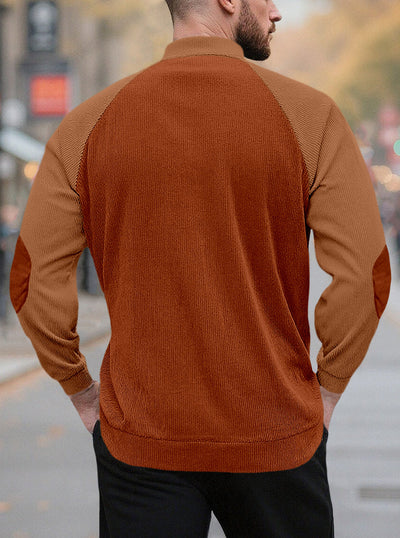 Chamarra Casual Raglan para Hombre - Cuello Alto Suelto Primavera Otoño - Image 14