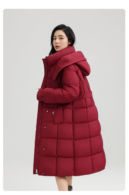 Abrigo Elegante Ajustado de Largo Medio para Mujer - Image 12