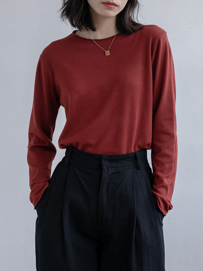 Blusa Ajustada de Cuello Alto en Punto - Image 8