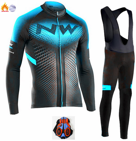 Conjunto de Jersey Ciclismo Manga Larga - Image 23