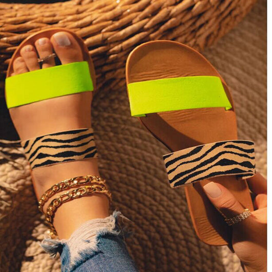 Sandalias Pantufla Estampado Leopardo - Image 2