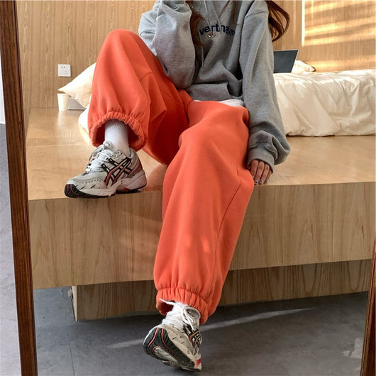 Pantalón Jogger Harem Naranja Estilo Callejero Escolar - Image 4