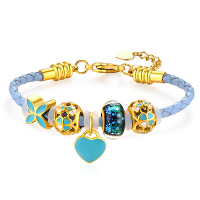 Pulsera de Cuerda Trébol de Cuatro Hojas - Estilo Femenino - Image 10