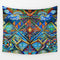 Tapiz Mandala Hippie con Patrón Geométrico Irregular