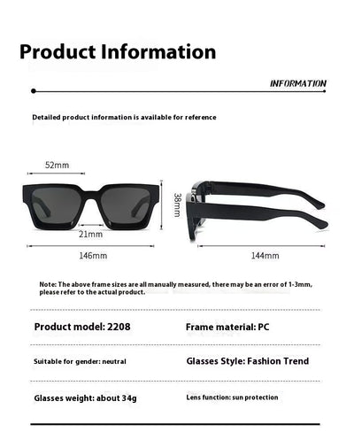 Olive green rectangular sunglasses with dark gray lenses, featuring a thick, modern frame design. - Image 10