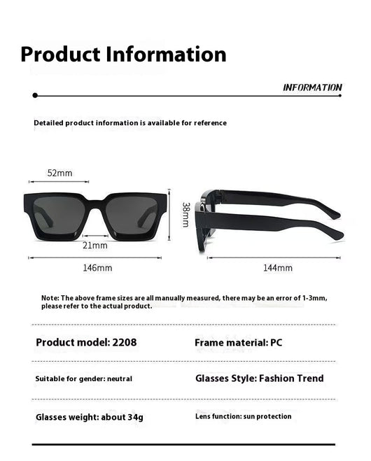 Olive green rectangular sunglasses with dark gray lenses, featuring a thick, modern frame design. - Image 10