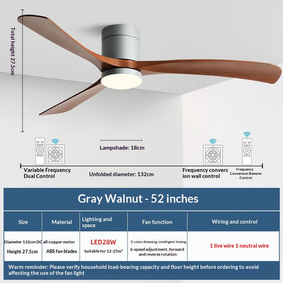 Ventilador de Techo con Luz Integrada Moderno y Minimalista - Image 24