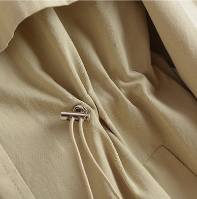 Gabardina Recta con Capucha para Mujer - Image 5