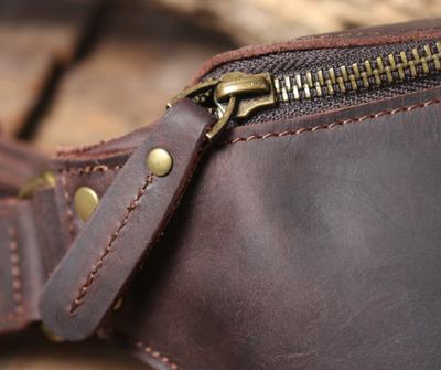 Bolsa de Pecho Cuero Vintage Multifuncional Gran Capacidad - Image 10