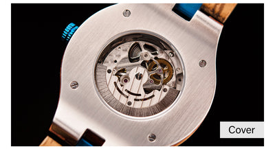 Reloj Mecánico Automático de Madera para Hombre Lujo - Image 6