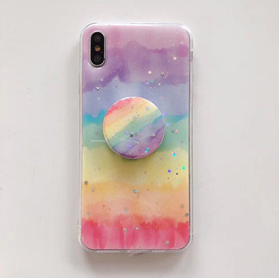 Funda Móvil Degradado Arcoíris de Goma Suave - Image 4