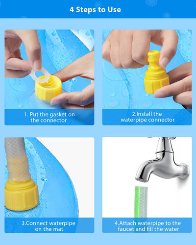 Tapete Inflable para Juegos de Agua - Aspersor Refrescante para Niños - Image 2