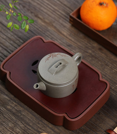 Tetera Artesanal de Barro Púrpura con Boca Ancha - Té Premium Hanwa - Image 10