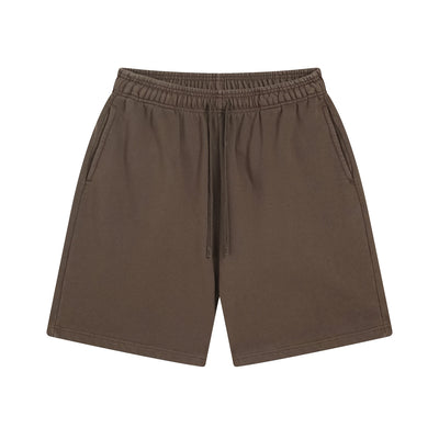 Shorts Deportivos de Algodón Puro Teñidos con Patrón Vintage Lavado - Image 17