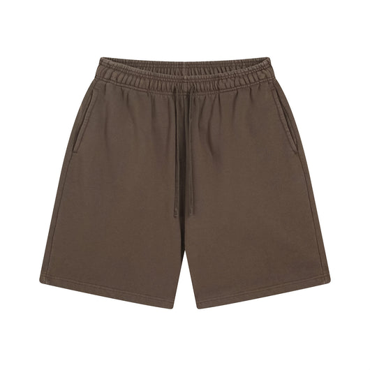 Shorts Deportivos de Algodón Puro Teñidos con Patrón Vintage Lavado - Image 17