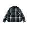 Camisa Cuadros Oversize con Hombros Caídos - Estilo Urbano Moderno