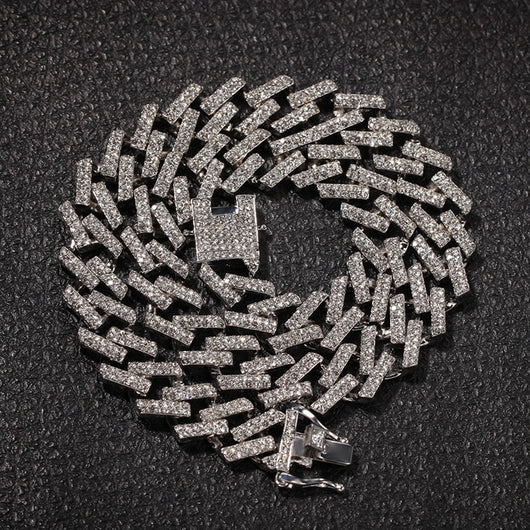 Cadena Cubana de Diamantes Rombos - Image 22