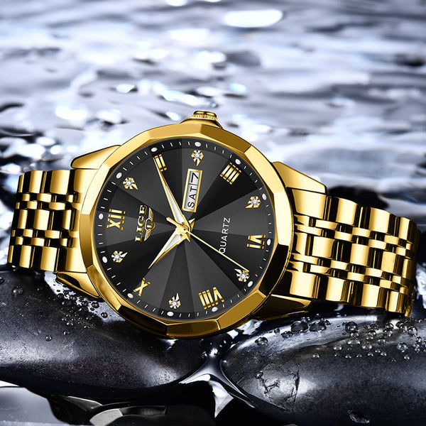 Reloj Deportivo Dual Calendario con Luminiscencia y Resistencia al Agua