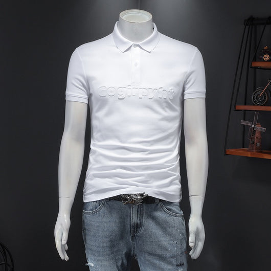 Polo Slim Fit con Monograma para Hombre - Diseño Moderno y Versátil - Image 7
