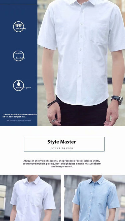 Camisa Manga Corta Moderna para Hombre - Estilo Verano - Image 9
