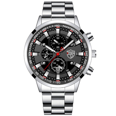 Reloj de Pulsera Hombre Acero Inoxidable con Esfera Luminosa - Image 11