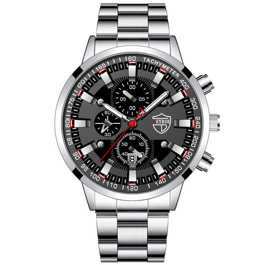 Reloj de Pulsera Hombre Acero Inoxidable con Esfera Luminosa - Image 11